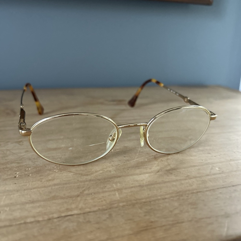 Gucci Eye Glasses Gold Horsebit Frames GG1271 012 Men